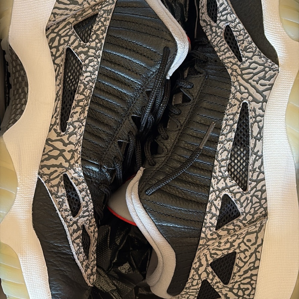 Jordan Black and Gray Sneakers